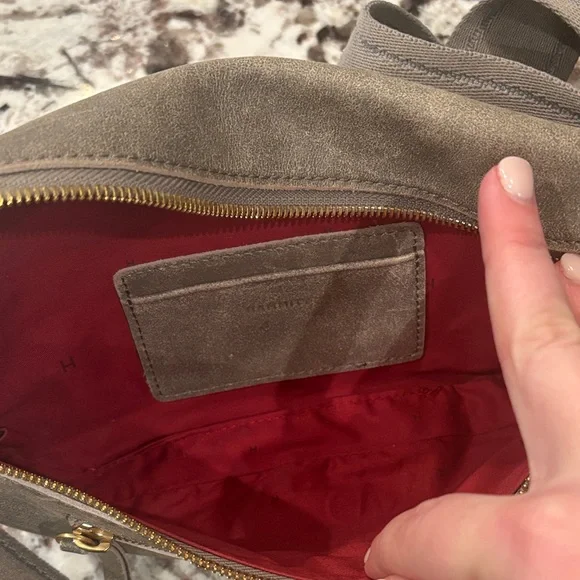 Hammitt Pewter with brushed gold Med Charles Crossbody/Belt Bag - Picture 4 of 4